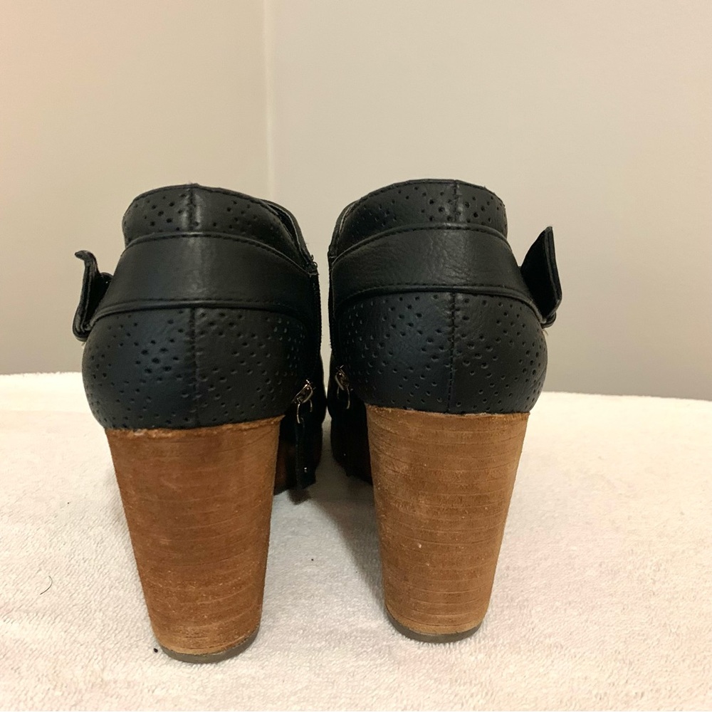 Dr Scholl’s Black Wedge Zip Ankle Shoe - Picture 4 of 10